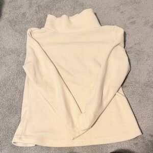 EUC Dudley Stephens Greenpoint Vello Fleece Cream Turtleneck Sweater in L